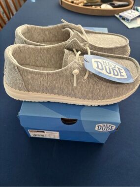 Hey Dude Women’s Grey Slip-On Casual Shoes